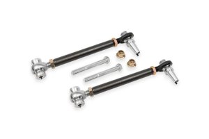 Chevrolet Camaro Control Arms - Front - BMR Suspension - Double Adjustable Lower - Black Hammertone - `16-`24